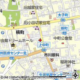 長野県須坂市須坂（中町）周辺の地図