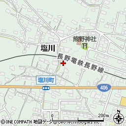 長野県須坂市塩川552周辺の地図