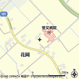 菅又病院周辺の地図