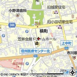 長野県須坂市須坂307周辺の地図