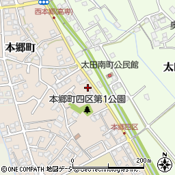 富山県富山市本郷町256-1周辺の地図