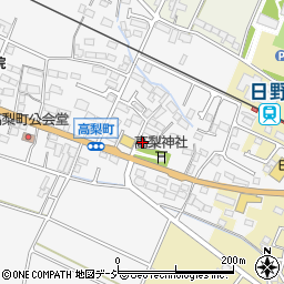 長野県須坂市高梨76周辺の地図
