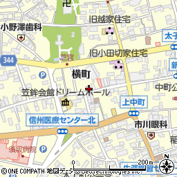 長野県須坂市須坂292周辺の地図