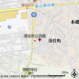富山県富山市清住町123-13周辺の地図