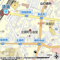 長野県須坂市須坂1318周辺の地図