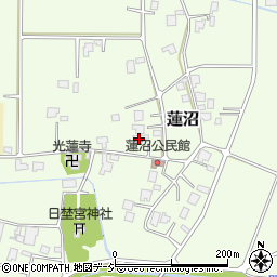 富山県小矢部市蓮沼311周辺の地図