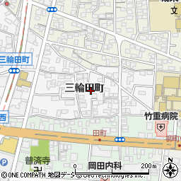 長野県長野市三輪1286周辺の地図