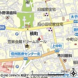 長野県須坂市須坂291周辺の地図
