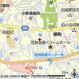 長野県須坂市須坂318周辺の地図