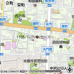 長野県長野市長野西町1044周辺の地図
