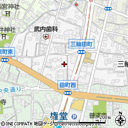 長野県長野市三輪1321周辺の地図