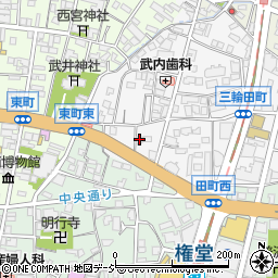 長野県長野市三輪1324周辺の地図