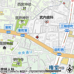 長野県長野市三輪1336周辺の地図