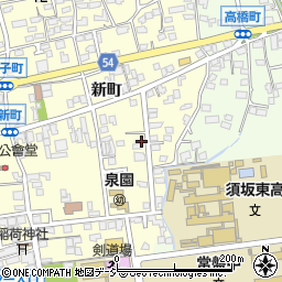 長野県須坂市須坂821周辺の地図