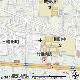 長野県長野市三輪1268-3周辺の地図