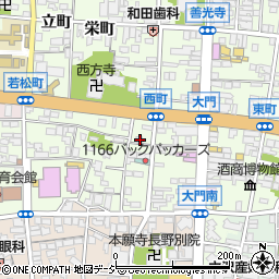 長野県長野市長野西町1044-2周辺の地図