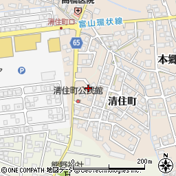 富山県富山市清住町123-15周辺の地図
