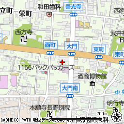 長野県長野市長野大門町526周辺の地図