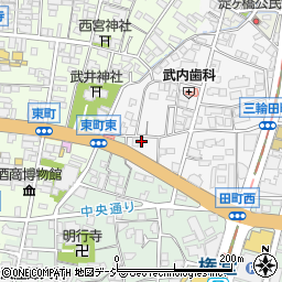 長野県長野市三輪1332周辺の地図