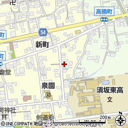 長野県須坂市須坂845周辺の地図