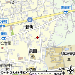 長野県須坂市須坂563周辺の地図