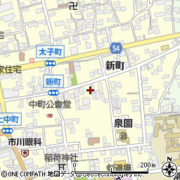 長野県須坂市須坂541周辺の地図