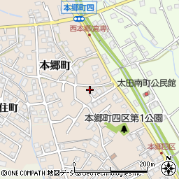 富山県富山市本郷町274周辺の地図