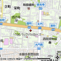 長野県長野市長野西町564周辺の地図