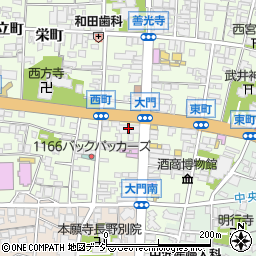 長野県長野市長野大門町524周辺の地図