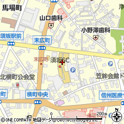 須高地域総合支援センター周辺の地図