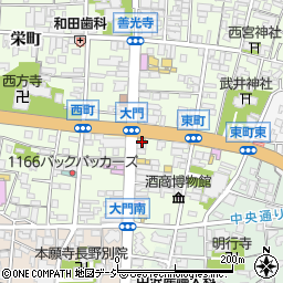長野県長野市長野大門町57周辺の地図