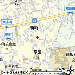 長野県須坂市須坂556周辺の地図