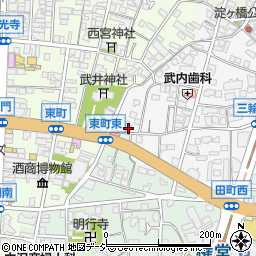 長野県長野市三輪1355周辺の地図