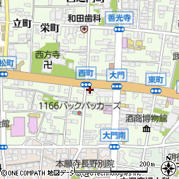 長野県長野市長野西町568-1周辺の地図