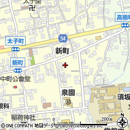 長野県須坂市須坂554周辺の地図