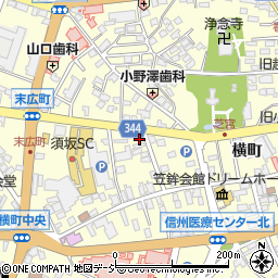 長野県須坂市須坂327周辺の地図
