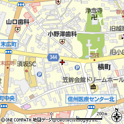 長野県須坂市須坂324周辺の地図