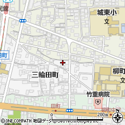 長野県長野市三輪1268-2周辺の地図