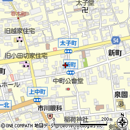 長野県須坂市須坂606周辺の地図