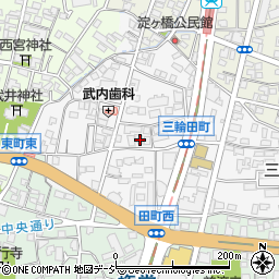 長野県長野市三輪1341周辺の地図