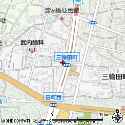 長野県長野市三輪1301周辺の地図
