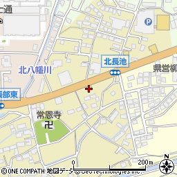 幸楽苑長野北長池店周辺の地図
