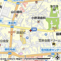 長野県須坂市須坂1265周辺の地図