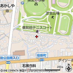 メゾンパーク東和田Ｃ周辺の地図