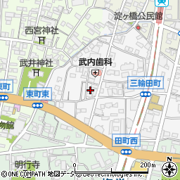 長野県長野市三輪1340周辺の地図
