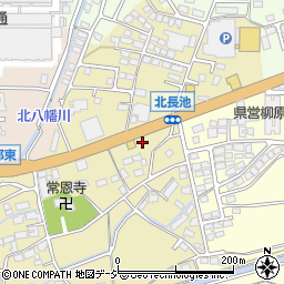 長野県長野市北長池周辺の地図