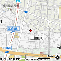 長野県長野市三輪1288周辺の地図