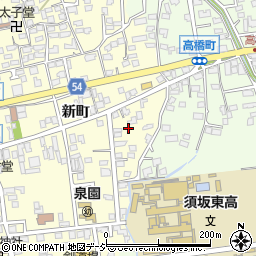 長野県須坂市須坂566周辺の地図