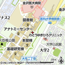 福井銀行金沢医科大学病院支店周辺の地図