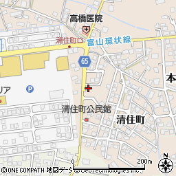 富山県富山市本郷町101-16周辺の地図